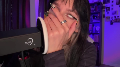 ASMR Mouth Sounds - Sage's Quiet Curse Words (3Dio)