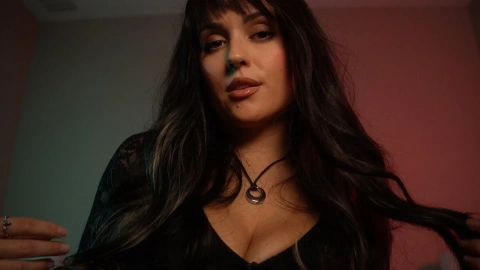 ASMR Goth Girl Tends To You - Foot Play [SFW]