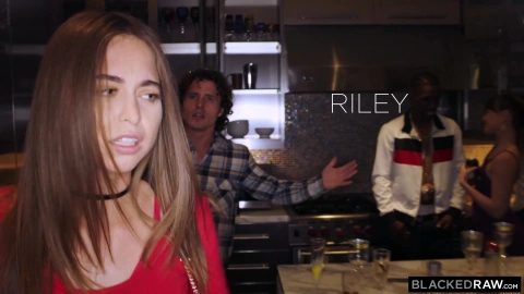 Riley Reid Joins BBC Gangbang Afterparty