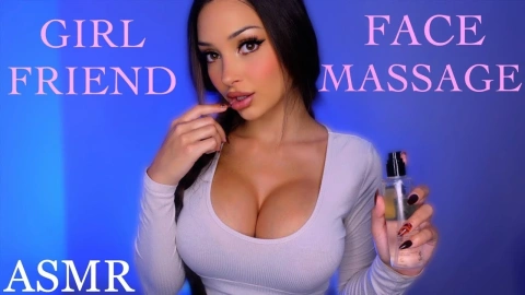 ASMR Face Massage Relaxing - Iced Mocha & Soft Spoken