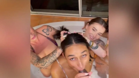 80s Orgy Jade Hutchison & Troy Francisco 5-Way