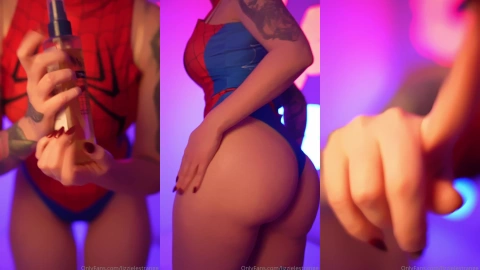 Booty, Legs & Feet Oiled - Tapping & Kisses